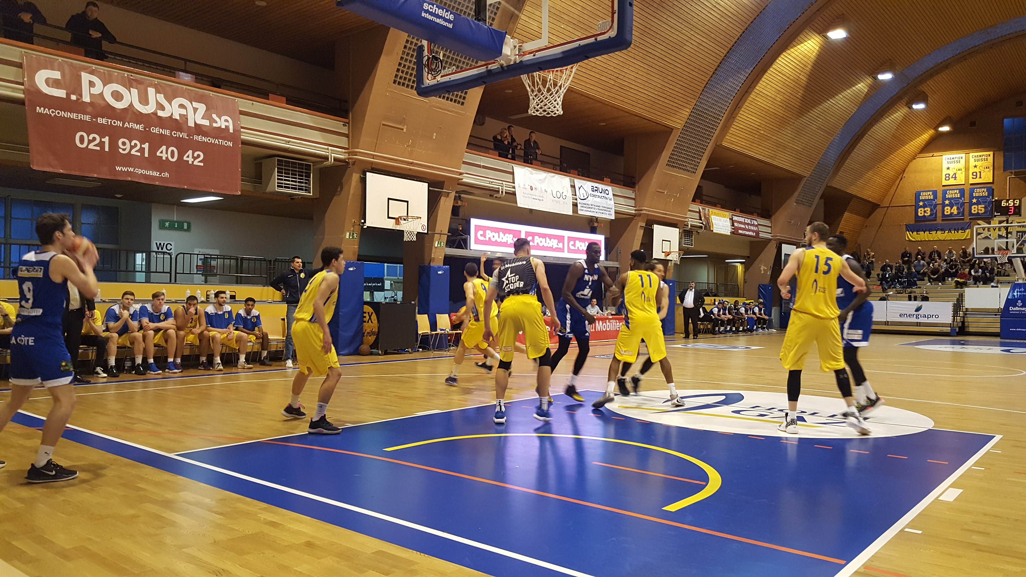 Basket: La demi-finale de Coupe entre Vevey et Massagno reportée